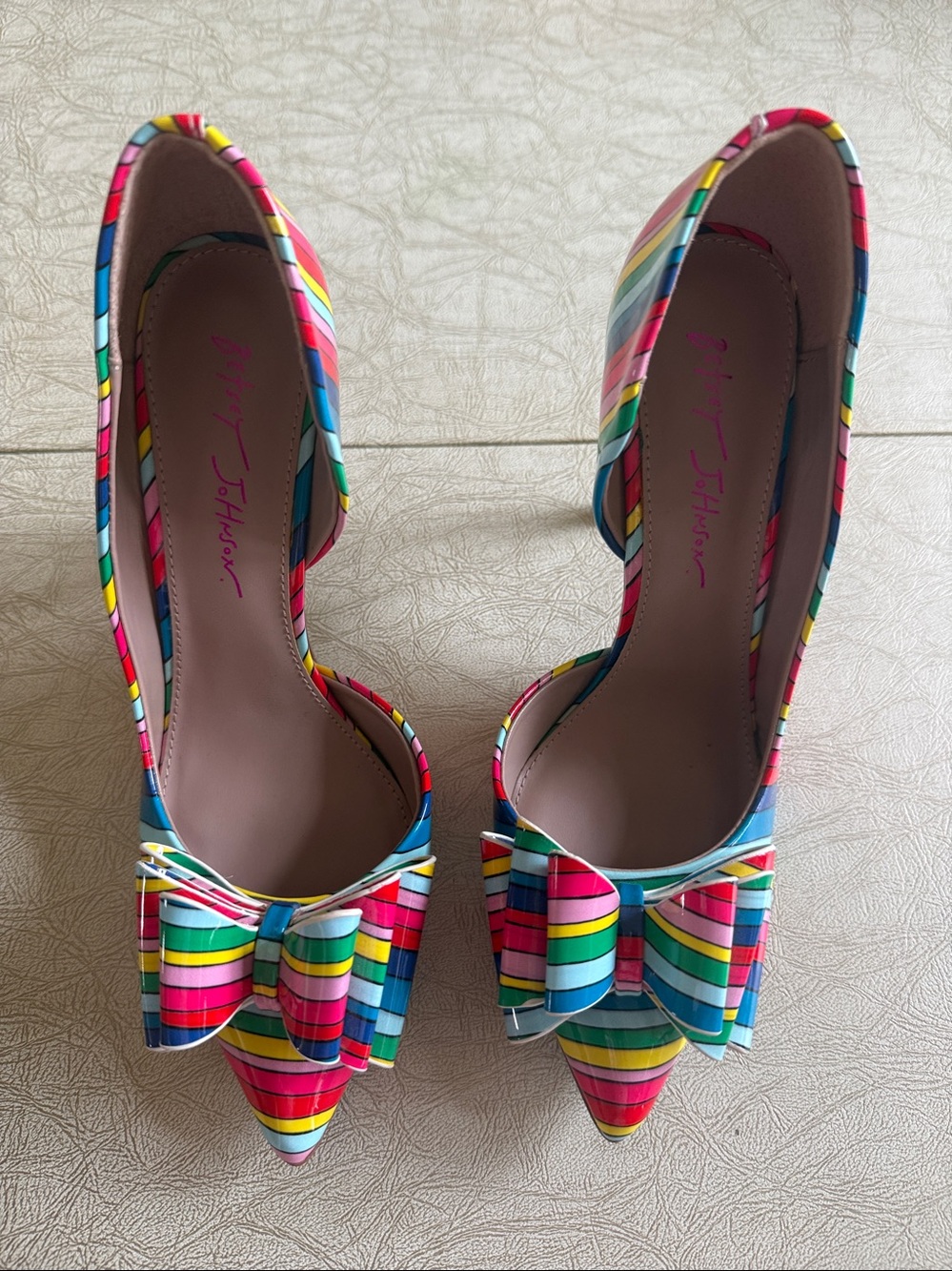 Betsey Johnson PRINCE-P BRIGHT MULTI PUMPS - Picture 11 of 15